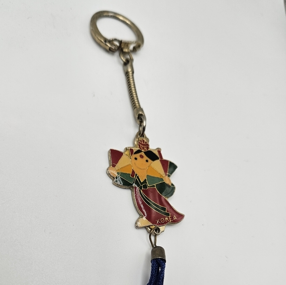 Korea Keychain with dangles! - Picture 1 of 5